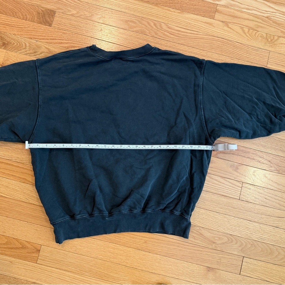 Anine Bing Charcoal Sweatshirt with Eagle and Red Text - Picture 5 of 8